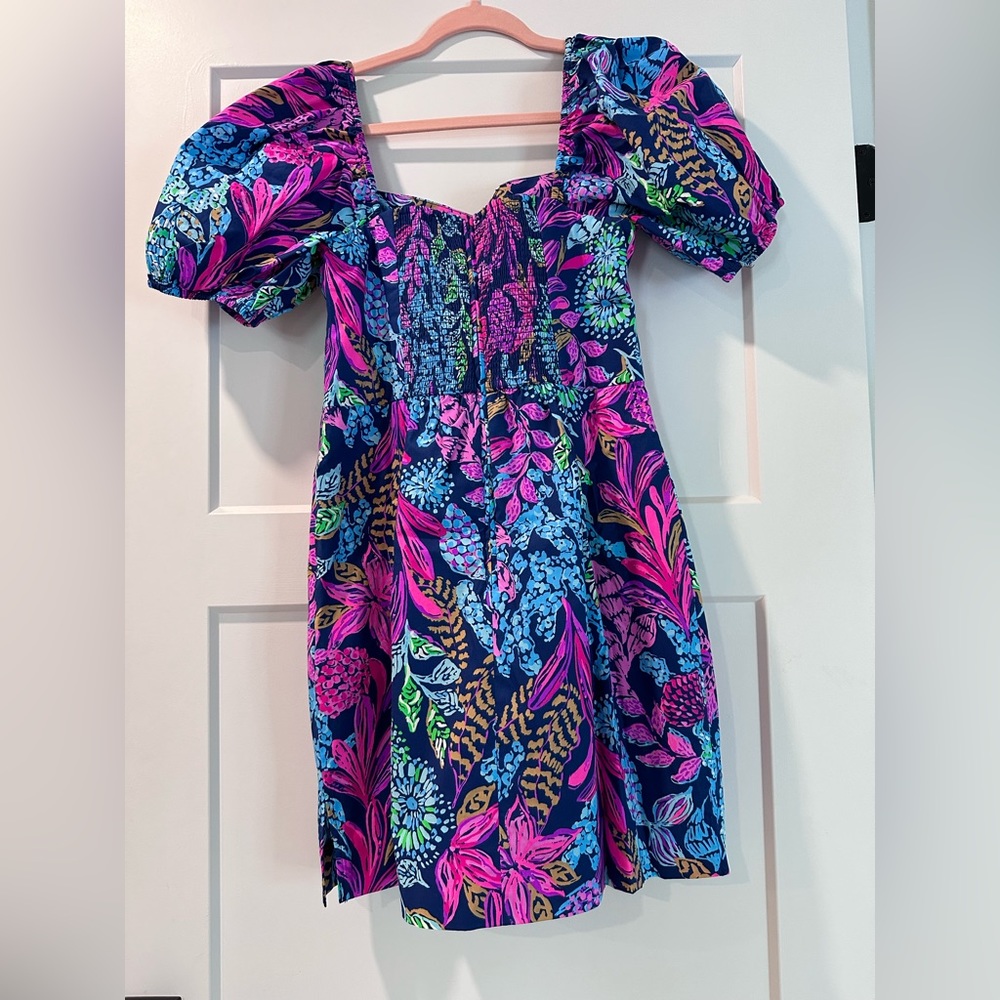 NWT Lilly Pulitzer puffy arm dress - Picture 2 of 3